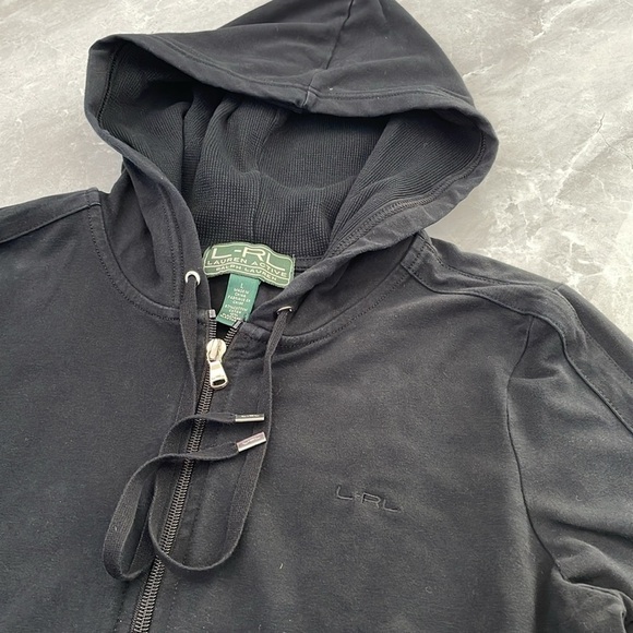 Women's Lauren Active Ralph Lauren Zipper Hoodie Long Sleeve Sweatshirt Jacket - Picture 6 of 16